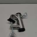 Patio Umbrella Holder Deck Umbrella Clamp Heavy Duty Steel Patio Umbrella Clamp Bench Buddy Deck Umbrella Stand Fixed Clip for Deck,Bleachers,Tailgates,Railing,Boats,Poles,Fences,Picnic Table (Silver)