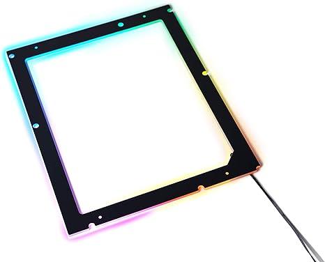 Formulamod ATX Motherboard RGB Backplate LightEmitting BackPlane 5V 3 Pin ARGB Desktop Decor Lamp Strip Back Light Pad