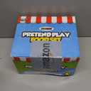 Jaxojoy 122 Piece Pretend Food Set for Kids - Food Toys for Kids Kitchen Set - Pretend Play Kitchen Accessories and Playset for Interactive and Imaginative Activities