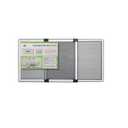 FLYZZZ Adjustable Window Screen Horizontal (19.68"H x 28"-52"W) 1 Pack Expandable Window Screen Large Replacement for Home