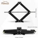 30" RV Scissor Jack Stabilizer 7800lb Heavy Duty 30" RV Trailer Stabilizer Leveling Scissor Jack for RV Camper with Crank Handle - 1Pack