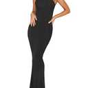 REORIA Long Black Dress Size S