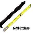 Window Shutters Panel Peg Lok Pin Pegs Screws Spikes 3 inch 32 Pack Fasteners (Black) Exterior Vinyl Shutter Hardware
