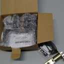 JO.KO Entry Door Lock Set, Square Door Lever for Bedroom, Passage Door Privacy Locking Interior/Exterior Entry Door Knob/Heavy Duty (1 Pack, Matte Black)