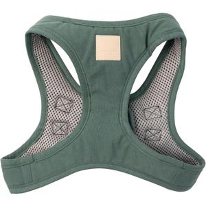 FuzzYard Life Step in Dog Harness | Size L | Stylish Premium Cotton Design in Myrtle Green Perfect for Everyday Walks