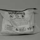 Women's Lace Trim Leggings 3/4 Length Capri Stretchy High Waist Yoga Cropped Leggings Lightweight Tights (S-M, White)