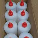 Reli Plastic Squeeze Bottles, 24 oz. | 8 Pack | Condiment Squeeze Bottles for Sauces | White w/Red Twist Cap | Large 24 Ounce | Use for Condiments, Olive Oil, Liquids