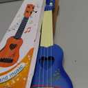 YEZI Classical Ukulele for Kids, Mini Toddler Guitar Toy with Pick, Educational Musical Instrument for Preschool Boys Girls, Early Learning Music Toy for Ages 3 4 5 6+ Years Old, Blue