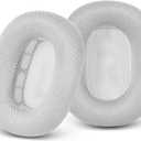 GEVO Upgraded Ear Cushions Replacement Earpads for Apple AirPods Max Headphones, Mesh Fabric Ear Pads Cover with Memory Foam and Magnet for AirPods Max (Silver)