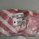 Lanpn Christmas Candy Pillows Set of 2, Christmas Decoration Winter Throw Pillows Soft Fleece Sherpa Cute Long Candy Lollipop Peppermint Cushion for Sofa Bedroom Xmas Decor (27x7 inch, Red)