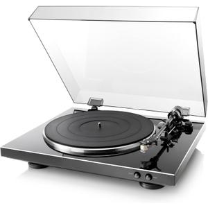 Denon DP-300F Fully Automatic Analog Turntable & Vinyl Record Player with Built-in Phono Equalizer | Turntables for Vinyl Records | Unique Tonearm Design | Hologram Vibration Analysis | Slim Design