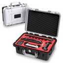 Travel Carrying Case for Nintendo Switch 2 & Accessories, All in One Protective Case, Hard Shell Cases with 12 Game Cards Slots, Waterproof Storage Organizer Box for Dock, Pro Controller-Black