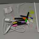 LED Drawing Board, 20X30CM Transparent Drawing Pad for Kids Adults, Wipeable Light up Drawings Board Kids with 12 Colors Pen, Usb Powered LED Note Boards Foldable Stand, for Home Decor (30x20cm)