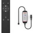NOVOSTELLA 360 RF Remote Controller for 20ft-40ft Tunable LED Strip Light Kit, Dimmable 3000K-6000K Daylight & Warm White, 10 Brightness Levels