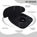 INFANZIA Dry Seat, Car Seat Protector Waterproof Carseat Liner Potty Training Toddlers, Baby and Infants, Piddle Pad for Carseats Strollers (Black, 2 Packs