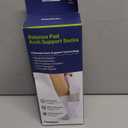 MONFOOT Men's/Women's Arch Pad Socks 2 Pairs, Black, Large - Best Arch Support for Plantar Fasciitis, Sprain, Neuropathy