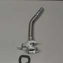 BBTO 1 Pcs Flexible Jerry Can Spout Stainless Steel Long Nose Spout Replacement Compatible with Wavian Jerry Can (Silver)
