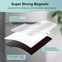 2 x Magnetic Dry Erase Calendar Set  14x11 Monthly & Weekly Planners for Refrigerator  Stain-Resistant Surface with Markers & Magnetic Board Eraser (2PCS, white)