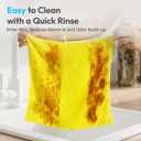 Microfiber Cleaning Cloth 12 Pack, 12x12 Inch Reusable Kitchen Towels, Lint Free Streak Free Super Absorbent Soft Cleaning Rags for House, Window, Glass, Assorted Colors