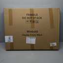 Flybold Jersey Frame - Jersey Display Case - Sports Jersey Framing Kit for Football, Basketball, Baseball and More - 98% Anti Fade UV Protection - Large Matte Black Memorabilia Shadow Box with Lock