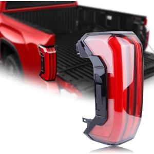 LED Tail Light Rear Lamp Assembly (5-PIN, Sequential Pattern) with Tailgate Switch Compatible for 2022-2026 Toyota Tundra Left Driver Side 81560-0C200