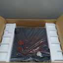 Electric Cooktop 2 Burner, 21 Inch Double Electric Stove Top Mechanical Knob Control Built-in 3700W Large Ceramic Stove Top, 9 Heating Level, 220-240V, Hard Wired, Overheating Protection