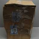 Rubbermaid Commercial Wastebasket Trash Container, 41QT/10.25 GAL, Plastic, Black, Stackable Trash Can for Bedroom/Bathroom/Office, Fits Under Desk/Sink/Cabinet, Pack of 2