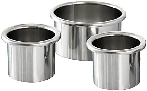 QUEESALN 3.0 Inch and 2.0 Inch Open Canister Hair Styling Curling Flat Iron Holder with Dryer Appliance - Salon Organizer for Hot Tools