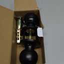 BESTTEN Keyed Entry Door Knob, Entrance Door Lock, Standard Ball, All Metal, Matte Black