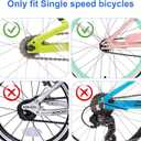 Bike Training Wheels, Pair of Heavy Duty Rear with Stabilizers Mounted Kit for Kids Boy Girls Bikes of Single Speed Bicycle with 12 14 16 18 20 Inch