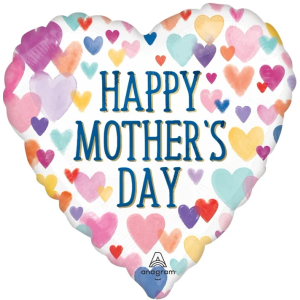 Mother's Day Sprinkled Hearts 18"