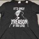 Funny It's Only Treason If You Lose George Washington Nerd T-Shirt, M