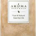 Aroma Naturals Ginger and Clove Essential Oil Beige Scented Pillar Candle, Earth, 2.75 inch x 5 inch