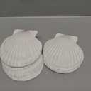 JQAQJU Scallop Shells for Crafts 16Pcs 3-3.5 Inch, White Sea Shells Bulk for Decorating Crafting Beach Home Decor DIY