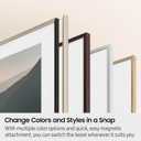 Samsung 43-Inch The Frame Customizable Bezel, Modern White, 2026 Model