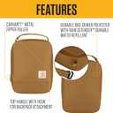 Carhartt Insulated Lunch Cooler For Men and Women, Fully Insulated Lunch Pale for Everyday Use, Seabrook