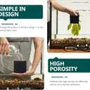 Totority Aquarium Water Purifier Cube 3-Pack 11.8 Inch Fish Tank Supply with Honeycomb Charcoal Filter Media for Freshwater Clarifier and Ecological Cycle Support