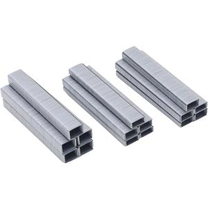 7/16" Narrow Crown Staples (3/16"), Galvanized 6400 Counts for Jovant 4V Nail Gun(one Kinds of Package Box)