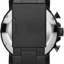 Fossil Men's Nate Quartz Watch, Oversized Stainless Steel Chronograph Watch for Men