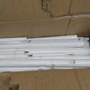 Haddockway Wooden Coat Rack Stand with 8 Hooks New Zealand Pine 3 Adjustable Coat Standing Tree Easy Assembly for Coats, Hats, Scarves and Handbags for Entryway, Hallway, Bedroom, Office,2 PCS (White)