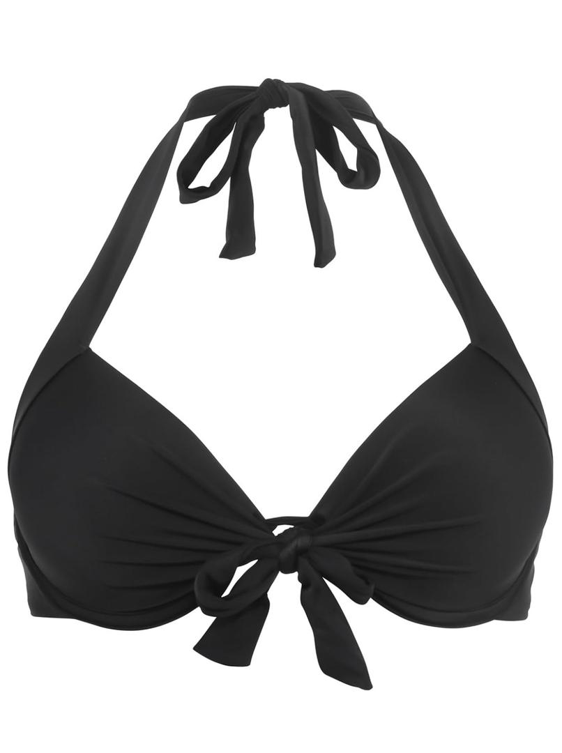 Ocean Blues Women's Push Up Bikini Top Halter Swimsuit Top, size XL