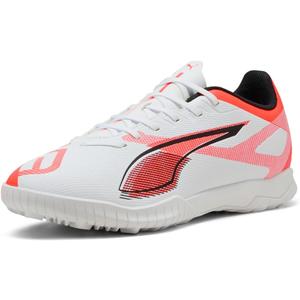 Puma Mens Ultra 5 Play Turf Trainer Soccer Cleats (13, Puma White-puma Black-glowing Red)