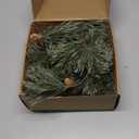 6.4ft Smokey Christmas Garland with Lights, Prelit Natual Rustic Cedar Pine Garland with Pine Cones for Home New Year, Mantle, Fireplace, Indoor Outdoor Decoration Simple Garland