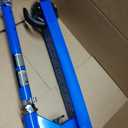 Jetson Jupiter Kick Scooter with LED Lights on Deck and Wheels, Height Adjustable Handlebar and 4 Inch Wheels, Easy Folding Mechanism, Blue