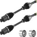 Rear CV Axle with Bearing for Polaris Sportsman 400 450 500 800 HO Touring EFI 2006 2007 2008 2009 2010 2011 2012 2013 2014 1332935 ATV Axles & Bearings