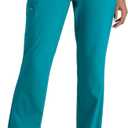 BARCO One Stride Womens Scrub Pant (Small Tall, Teal)