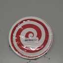 48Pcs Christmas Candy Paper Plates Peppermint Swirl Xmas Party Plates Red & Green Holiday Disposable Plates Striped Dinner Round Plate for Winter New Year Candy Party Supplies (48, 7Inch)