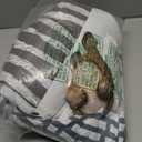 PINNKKU 3-Piece Crib Bedding Set for Boys, Includes Crib Skirt, Blanket, Sheet, Woodland Animals, Standard Size