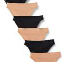 Amazon Essentials Women's Bikini Brief Underwear, Pack of 6, M