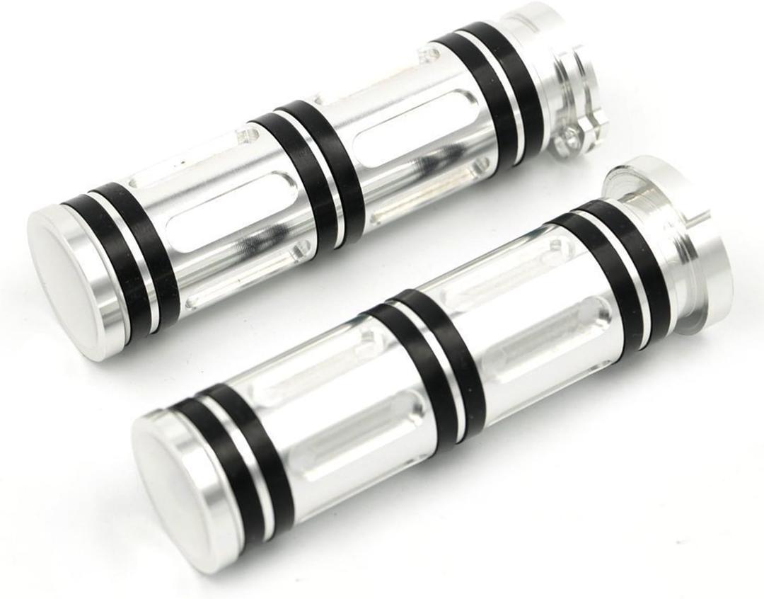 Heavy Duty CNC Billet 1" Handlebar Hand Grips for Sportster Dyna Softail Touring